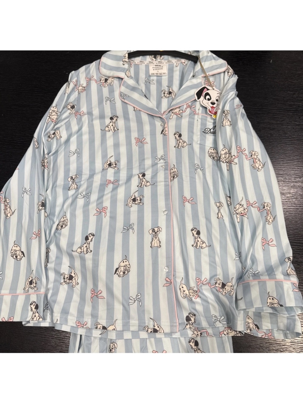 Disney 101 Dalmatians Ladies Pyjama Set PRIMARK  Size Large